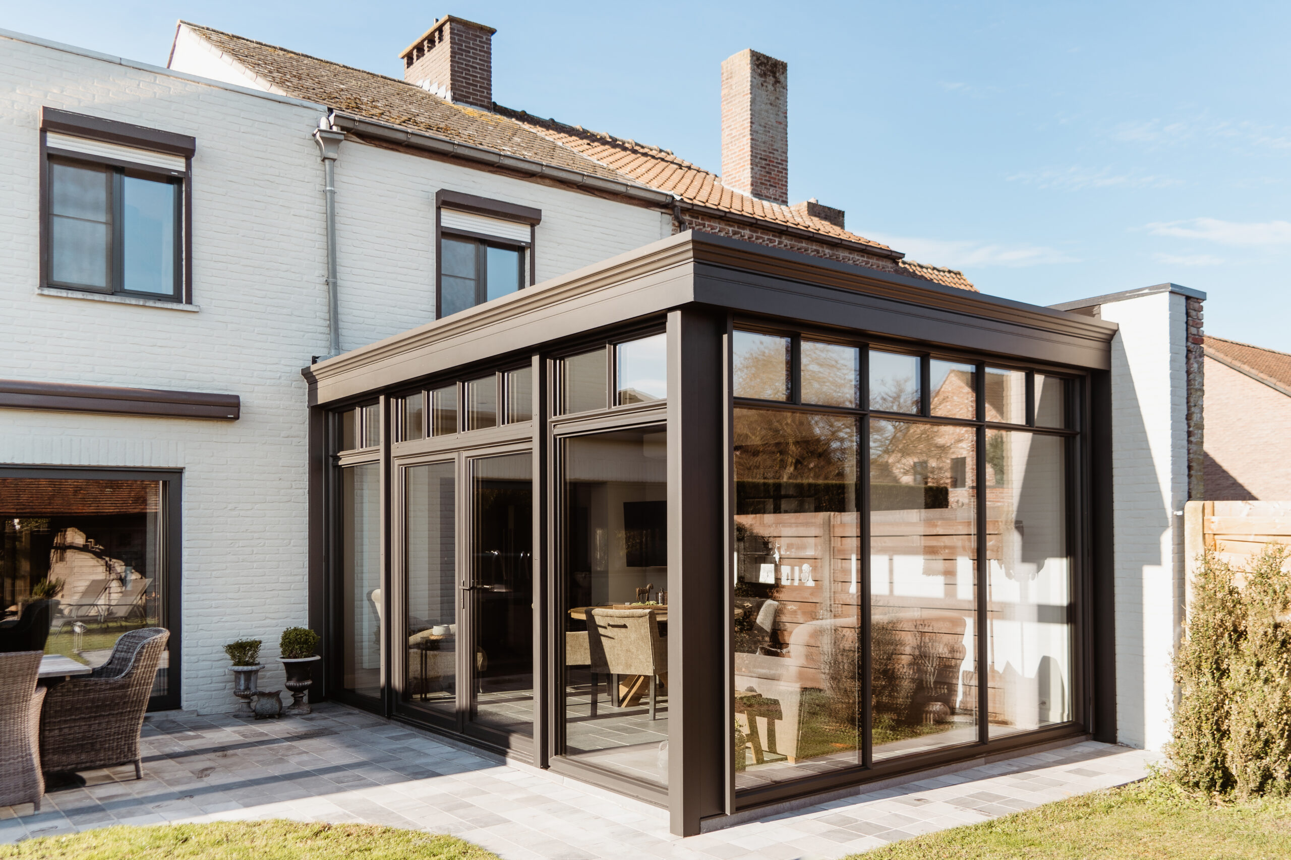 Steellook veranda minimalistisch